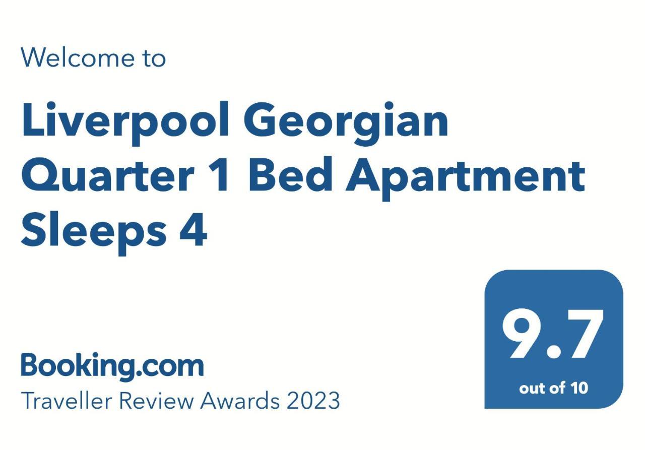 Liverpool Georgian Quarter 1 Bed Apartment Sleeps 4 Exteriér fotografie